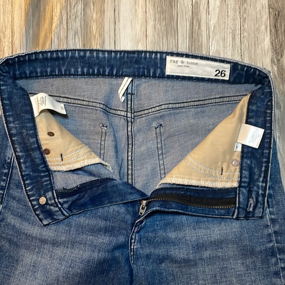 RAG & BONE Nina High Rise Ankle Skinny in Malibu Sz 26 Flexi Stretch - Picture 6 of 16